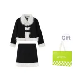 Чёрный укороченный (сумка для покупок включена)