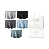 Минеральный синий + Коричневый цвет кленового листа + Лазурный + Лазурный + Ночное небо (5 пар)