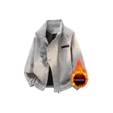 Утепленный серый