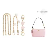 [Набор из трех предметов "Золотистый Вишневый Цветок"] Цепь-удлинитель 15 см + Декоративная цепочка 30,5 см + Длинная цепь 47 см