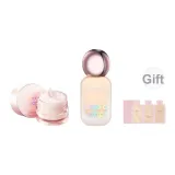 Сухая кожа, естественный тональный крем + передний крем