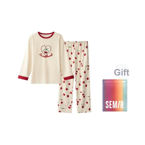 Semir 1 комплект Sweetheart Cherry Women's Pajama Set