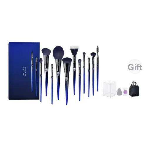 MUFY Синяя роза 13 шт. Набор кистей для макияжа Сумка Мягкая и Дружелюбная к коже