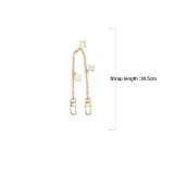 [Золотой Луна Набор из трех предметов] Цепь-удлинитель 12,5 см + Декоративная цепочка 30,5 см + Длинная цепь 47 см