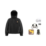 Чёрный [В комплекте с DIY Логотип на груди + Шарф]