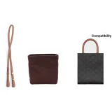 [Комплект 4] Satin Zipper Liner + Brown 110-120 Long Strap
