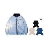 Синий (Включает ограниченную серию вышитых шарфов - случайный дизайн)