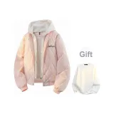 Розовый (в комплекте с круглым вырезом, внутренний, свитшот)