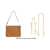 Желтая сумка MCM Smaller, модифицированный набор (47 см, медная цепочка + жемчужный + свиный нос)