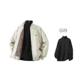 Бежевый + Черный Свитер