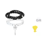 Удача Богатство - Подарок для пары [Розово-золотая наклейка*2]