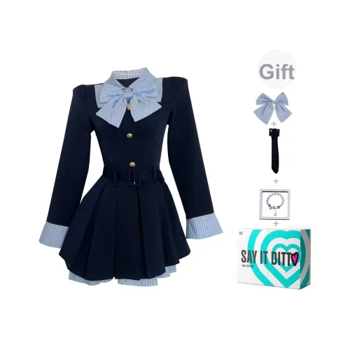 CPAURA Длинное платье с длинными рукавами женское