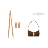 [Через плечо Комплект из 2 предметов] 1,5 см Широкая лямка + Износостойкая застежка 1 пара