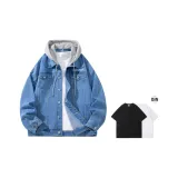 Синий с капюшоном (включает футболку)