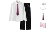 Подарочная коробка комплект, костюм Blackazaki Butler брюки + рубашка, включает в себя цепочки для брюк + ручной работы галстук