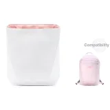 Улучшенная поддержка, стиль [Персиково-розовый], внутренний карман на молнии