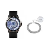 Ледяной душ Spirit Eye Wheel-Стиль Кварцевые часы, браслет