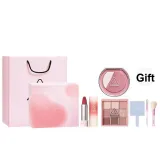 Дымчато-розовая палитра + розовый шип + ткань вязаная, рассвет