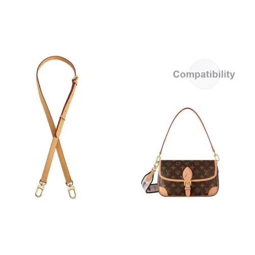 Сумка с ремешком из микрофибры женская коричневая