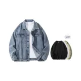 Джинсовый синий (Стиль Positioning 23005) (В комплекте с длинно-рукавной футболкой)