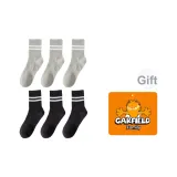 6 пар (Серый 3, Черный 3)