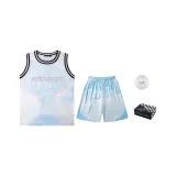 Шахматный узор, коробка: синий + синий