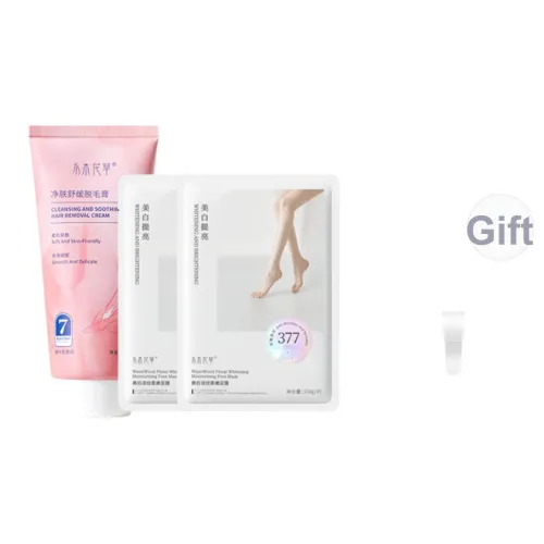 Mizuki Flowers And Plants Крем для удаления волос + Маска для удаления волос для ног