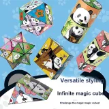 Панда Кубики Рубика 1 шт Многоцветная коробка Позиционирование стиля [Космос]