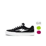 Черный (Белый шнурки) (Бесплатно розовые и зеленые шнурки для обуви, 1 размер каждая)