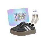 Чёрный + Подарочные носки + Эксклюзивная коробка для обуви