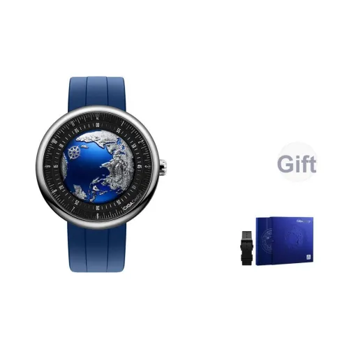 CIGA Design U Collection Земля Часы Автоматический Механический Механизм Экологичный Ремешок из Фторкаучука Часы