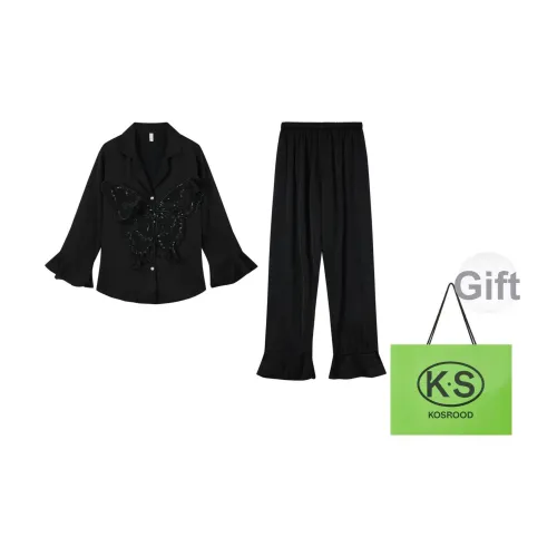 Kosrood Pajama Комплект Женский Черный