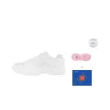 Чисто белый с розовыми шнурками + аксессуары.