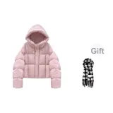 Розовый шарф