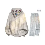 Light Gray (с White Tie-Dye Casual Pants)  
Светло-серый (с белыми повседневными штанами в технике тай-дай)