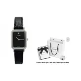 Элегантный серебристо-черный