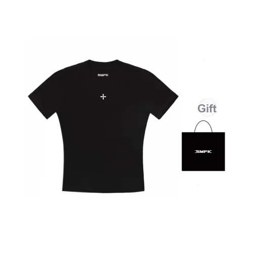 SMFK SS25 T Рубашка Женская Дикий Черный