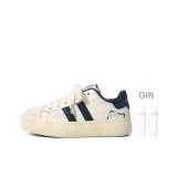 Бежевый Синий [Премиум Улучшенный - Более Удобный и Прочный] В комплекте носки