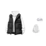 Black Vest + White Hoodie  
Черный жилет + белый худи