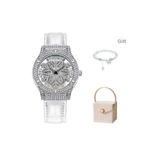 BAOGELA Кварцевый механизм кожаный ремешок унисекс часы с циферблатом в виде скелета