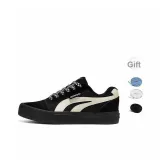 Чёрный Белый Клетка (с Трёхцветными Шнурками)