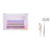 Ukiss Нет Средний-Рожденный Одиночные Пучки Накладные Ресницы Стиль 6 (200 Штук/Коробка)