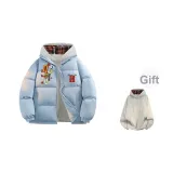 Светло-синий (с клетчатым свитшотом)