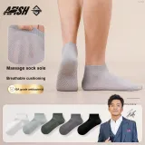 Мужские короткие носки, упаковка из 5 пар, сумка для покупок (3 черных, 2 белых)