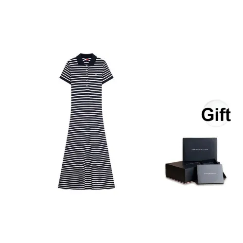 Tommy Hilfiger Женские Короткие Платья с Короткими Рукавами