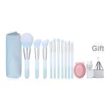 10-штучный комплект с оттенком синего (набор щеток с коробкой) трехштучный комплект для мытья