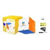 Сланцевый поворот Кубик Рубика Простота Упаковка [Включает Основу*1, Штуцер*1, Логотип*1]