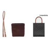 [Комплект 2] Satin Zipper Liner + Brown 90-100 Long Strap  
[Комплект 2] Сатиновая молния подкладка + коричневый 90-100 длинный ремешок