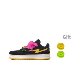 Темно-синий (Розовые шнурки) [Улучшенный с желтыми и зелеными шнурками]