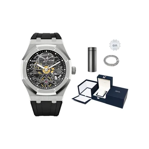 GEYA Автоматический механический механизм Мужские часы Max Collection 42мм*42мм*12мм Черный